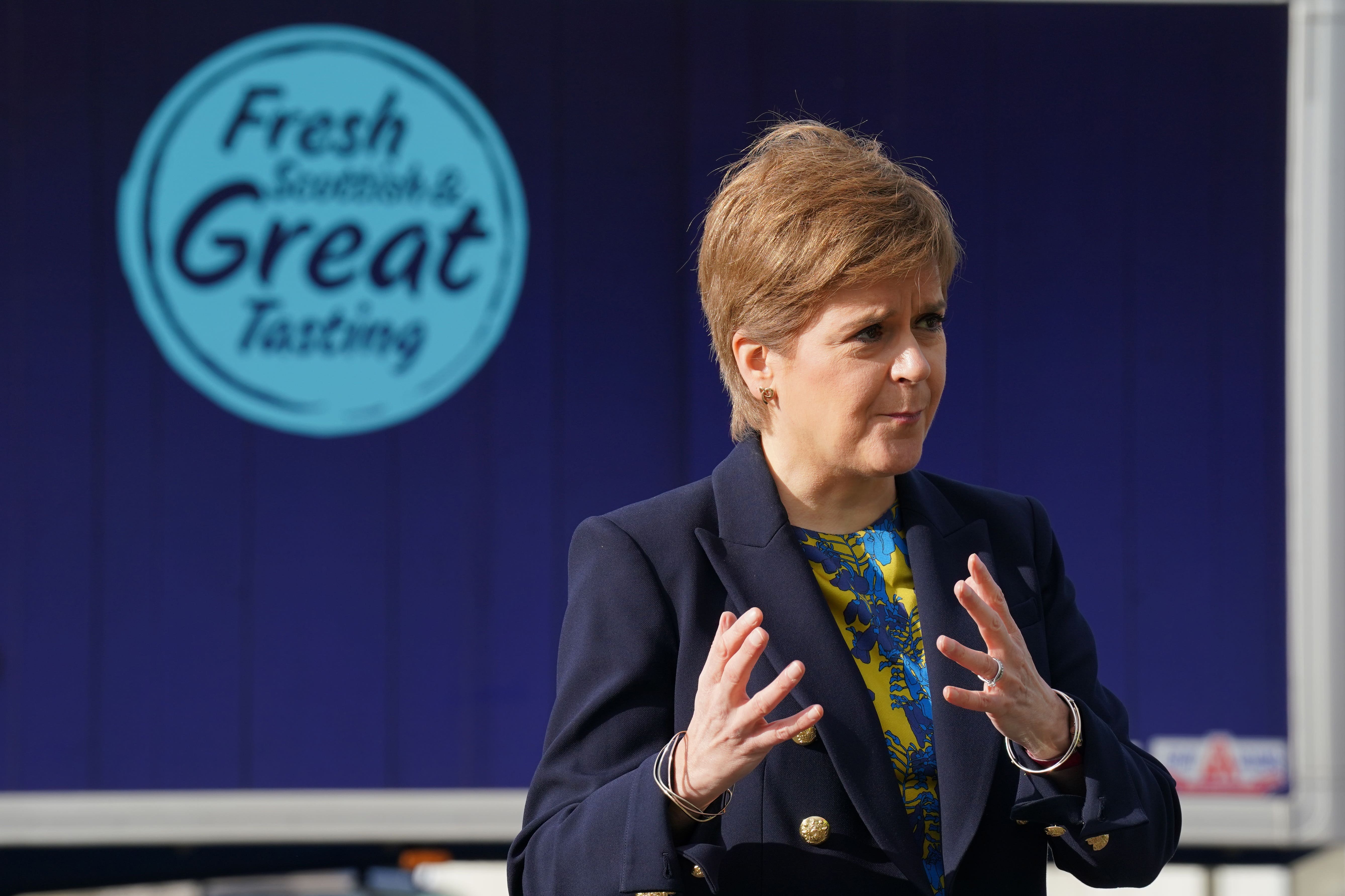 First Minister Nicola Sturgeon was speaking on a pre-SNP conference media round on Friday (Andrew Milligan/PA)