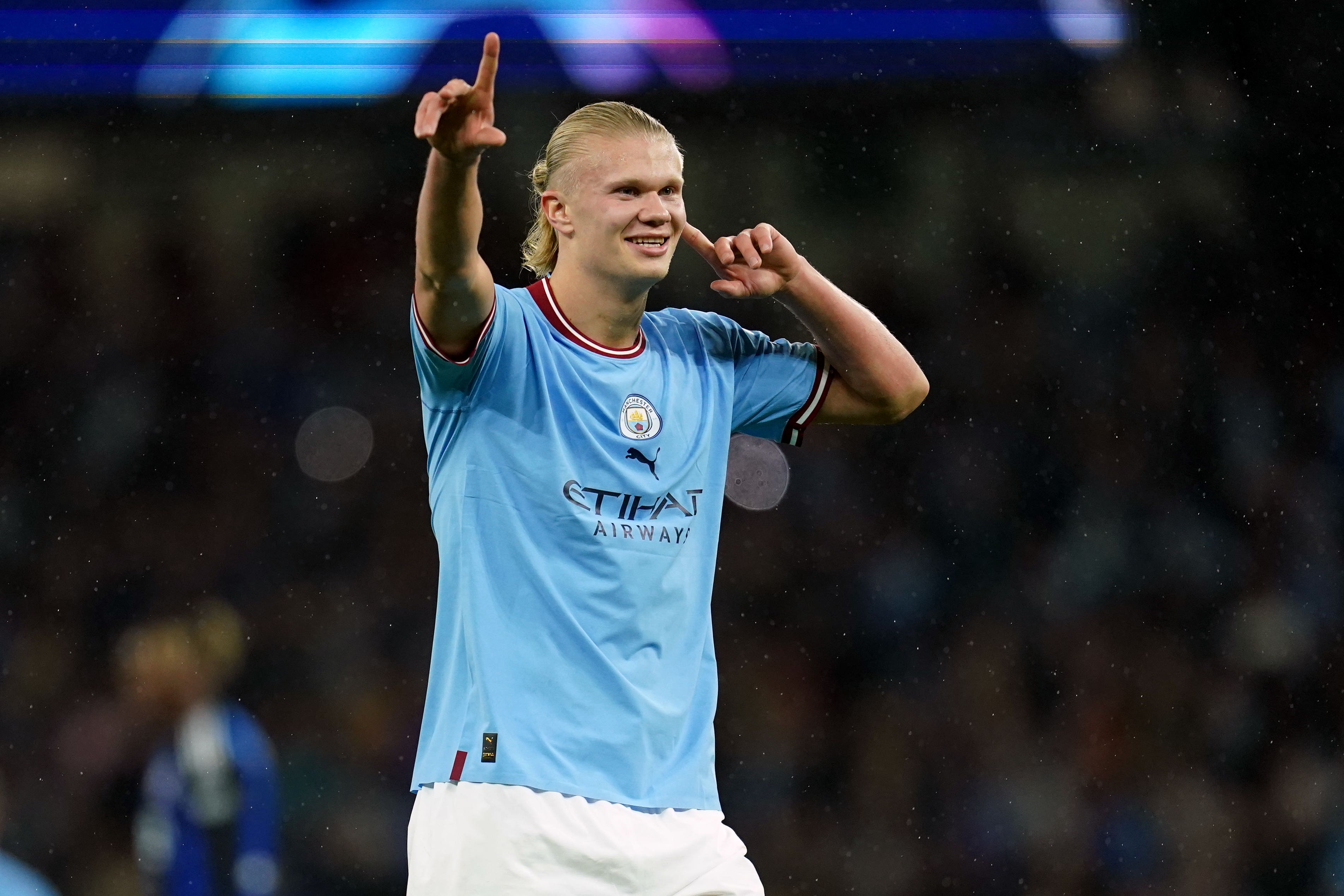 Erling Haaland is in fine form for Manchester City (Nick Potts/PA)