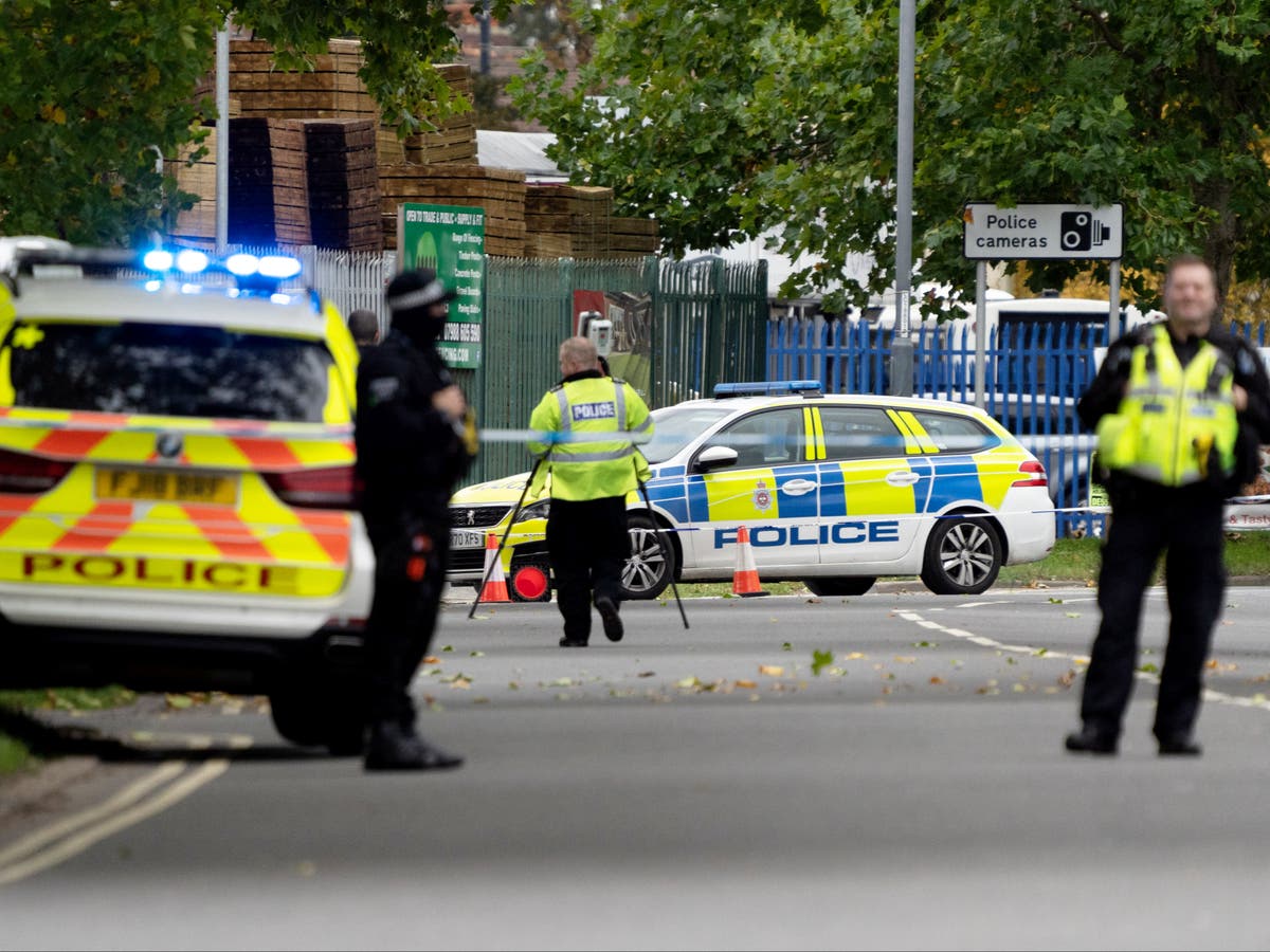 ‘Gunshots’ heard at police station and man taken to hospital after ...