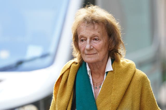 Amanda Feilding, Countess of Wemyss and March, leaving the Rolls building in central London, amid a trial over her High Court claim against an art dealer over the £1 million sale of a French painting that was later re-sold for millions more (James Manning/PA)