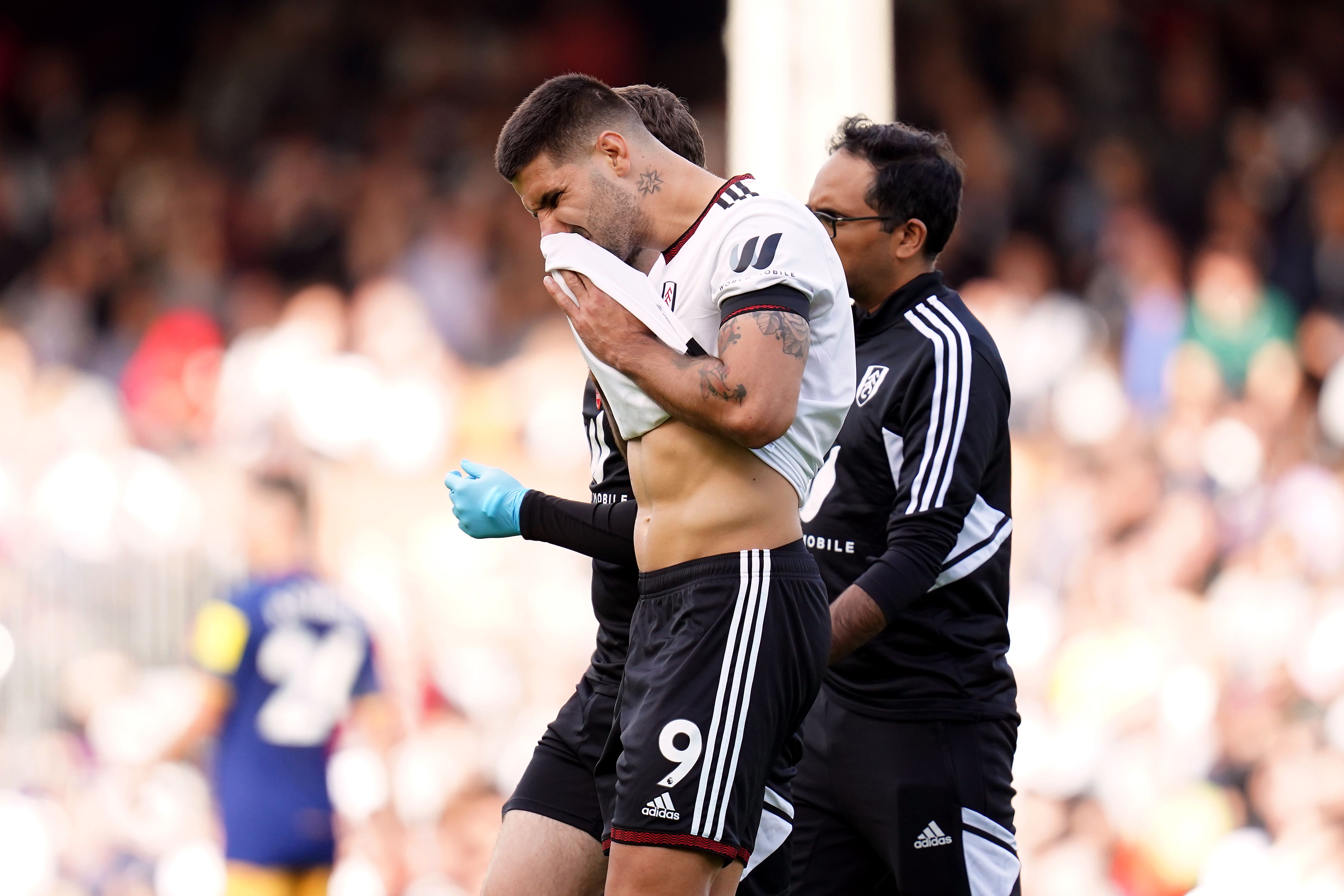 Aleksandar Mitrovic is a doubt for Fulham’s clash against West Ham (John Walton/PA)