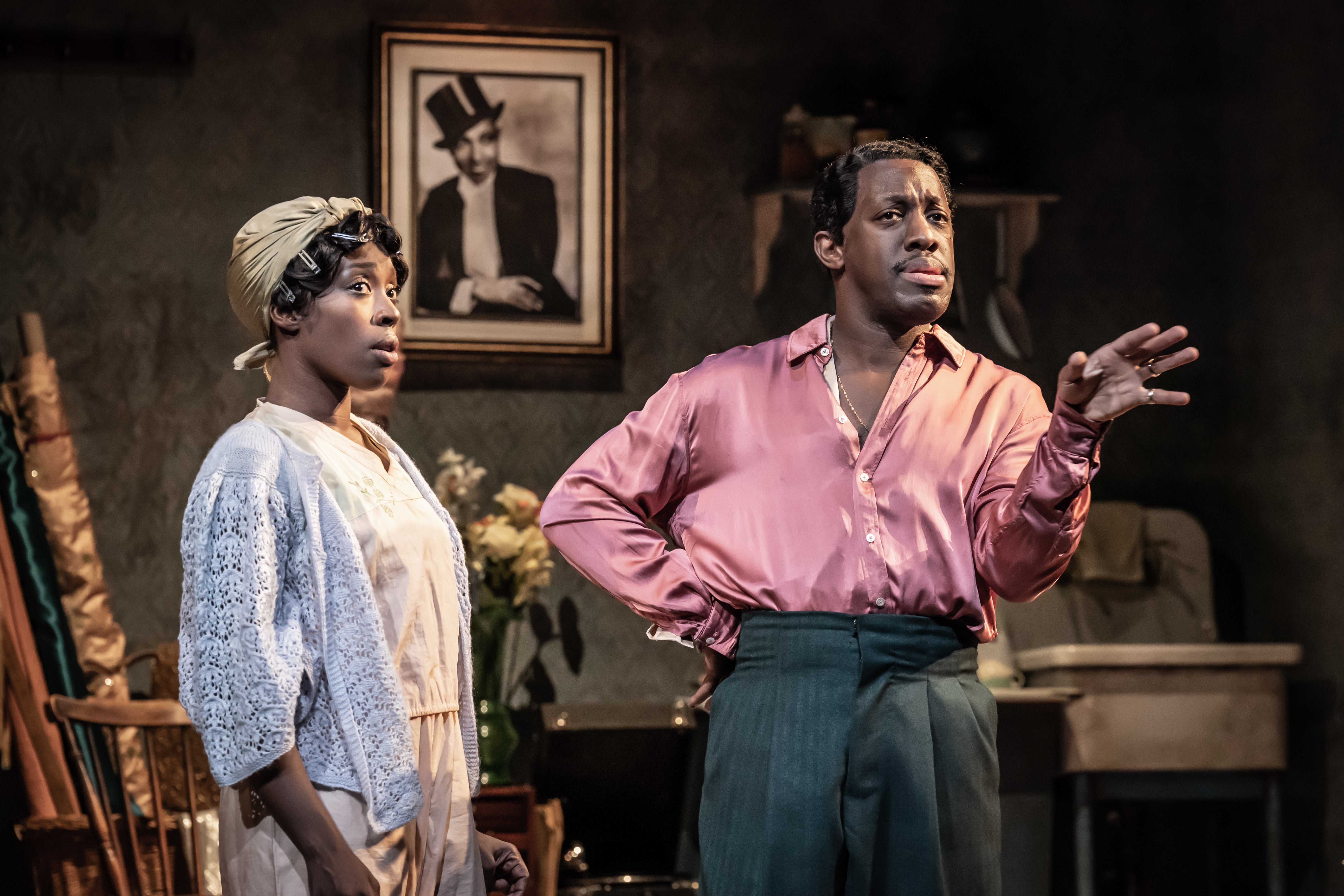 Ronke Adékoluejo and Giles Terera in ‘Blues for an Alabama Sky’