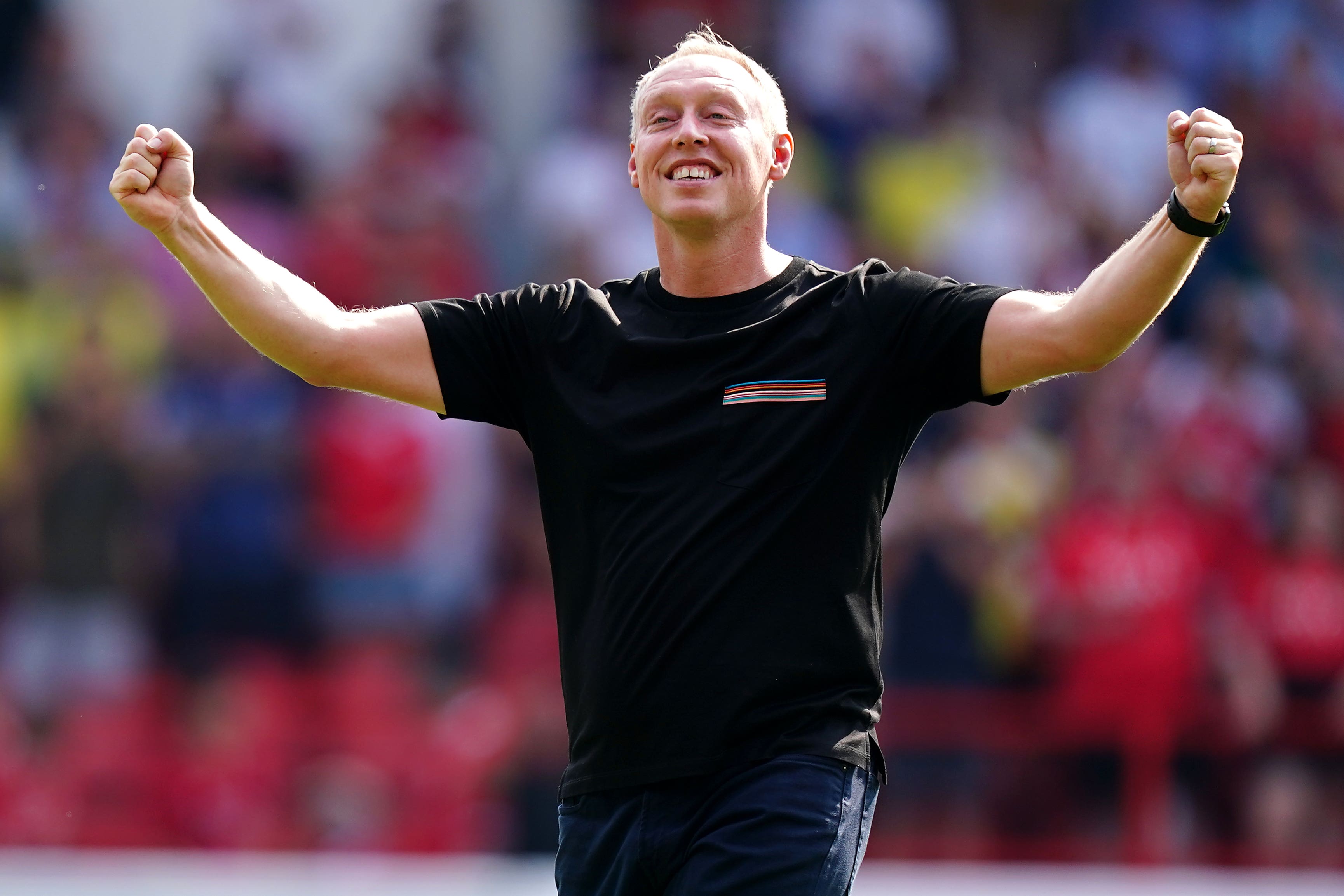 Steve Cooper has the backing of the Forest fans (Mike Egerton/PA)