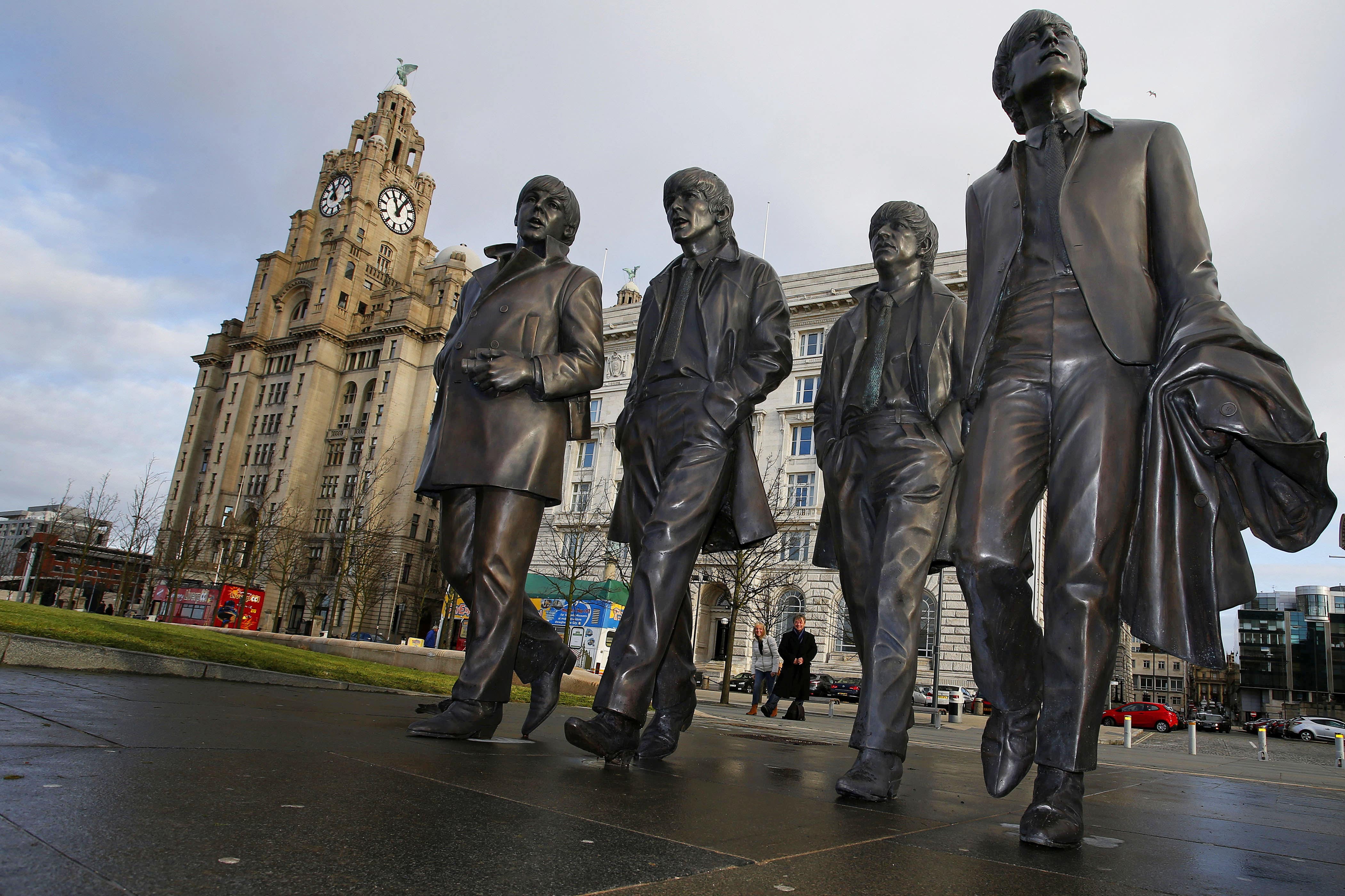 A Beatles statue in Liverpool (Peter Byrne/PA)