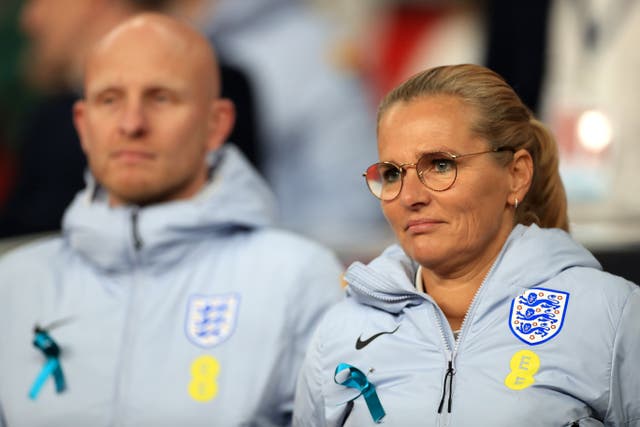 Sarina Wiegman’s side edged the United States at Wembley (Bradley Collyer/PA)