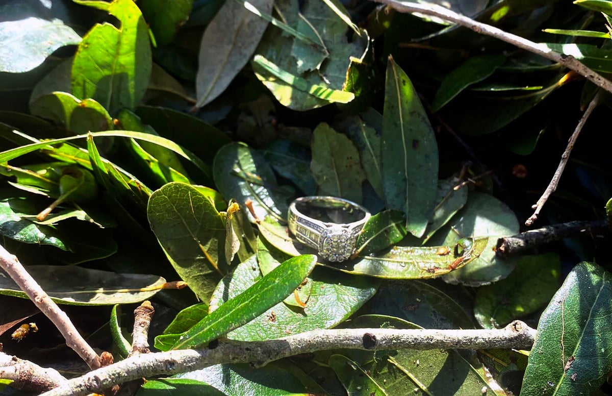 Lost wedding ring found in brush pile after Hurricane Ian