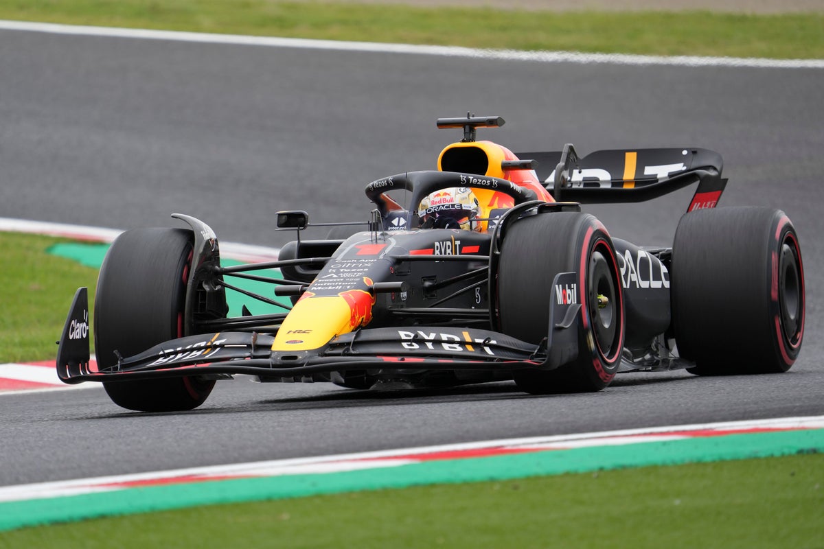 Max Verstappen records fastest time in final practice at Japan Grand Prix