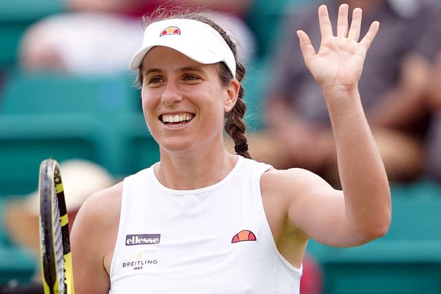 Johanna Konta booked her place in the top 10 six years ago (Zac Goodwin/PA)