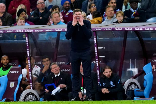 Steven Gerrard accepts the pressure of management (Martin Rickett/PA)