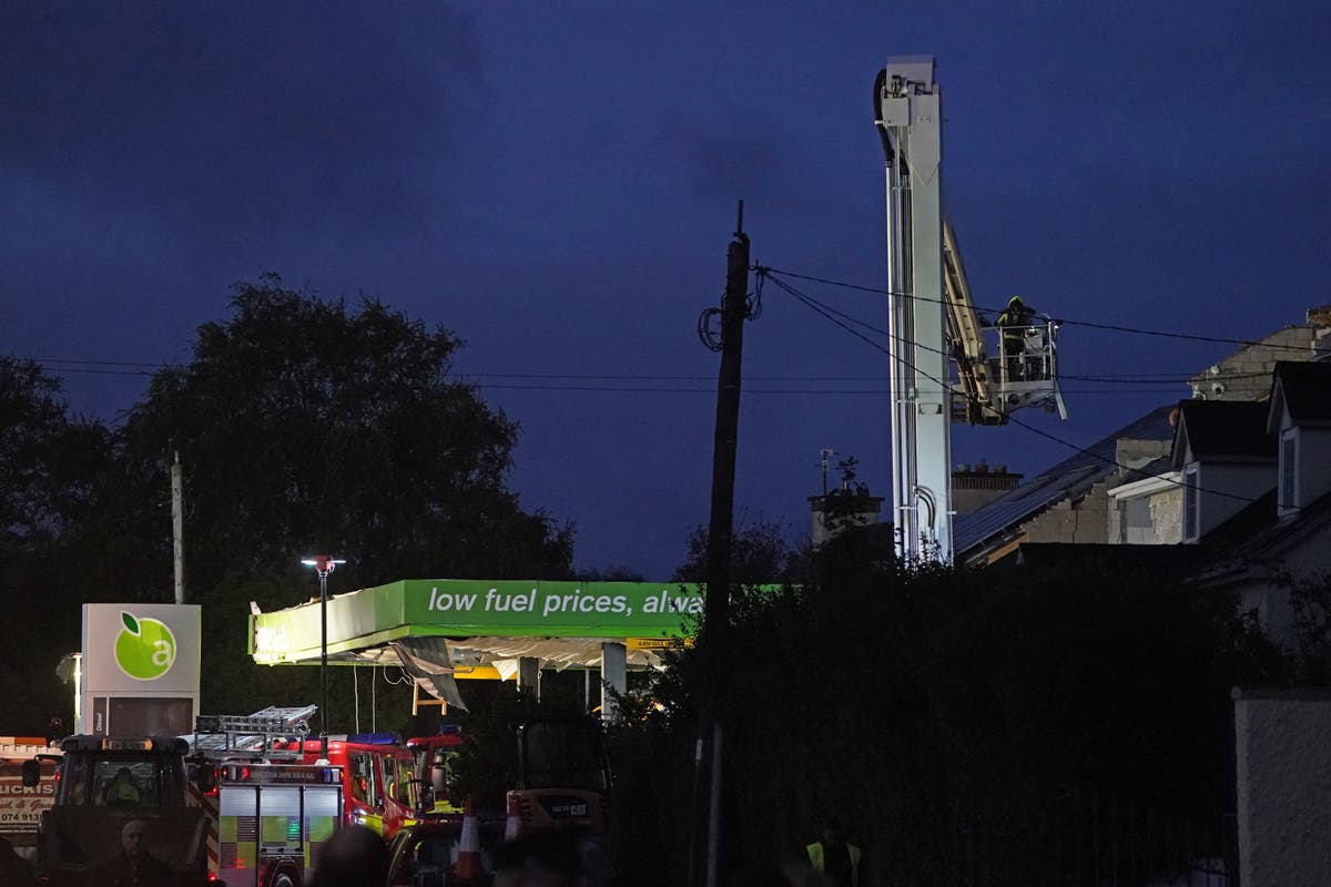 Search efforts continue at petrol station blast site as three deaths confirmed