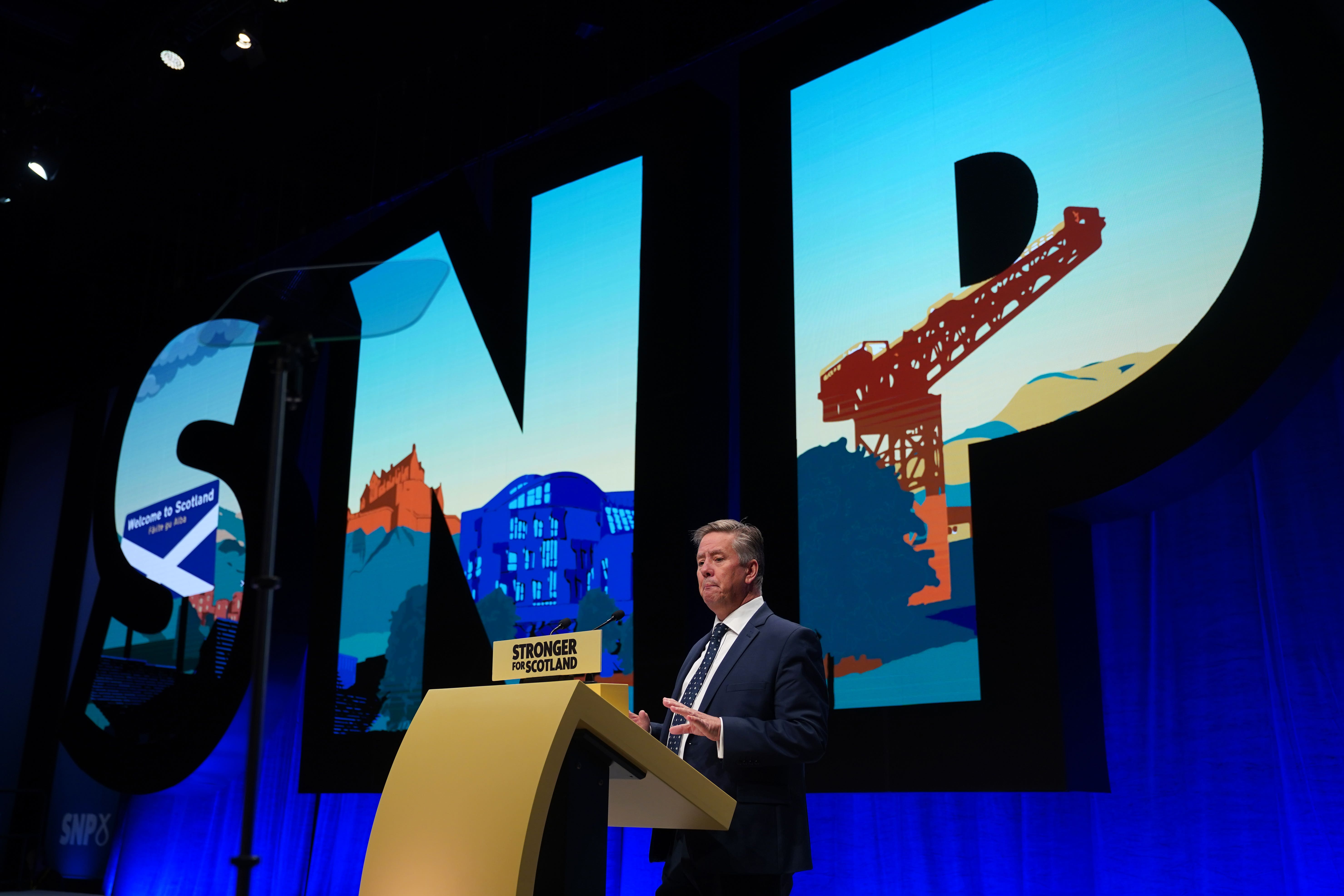 The depute leader opened the party’s conference in Aberdeen on Saturday (Andrew Milligan/PA)