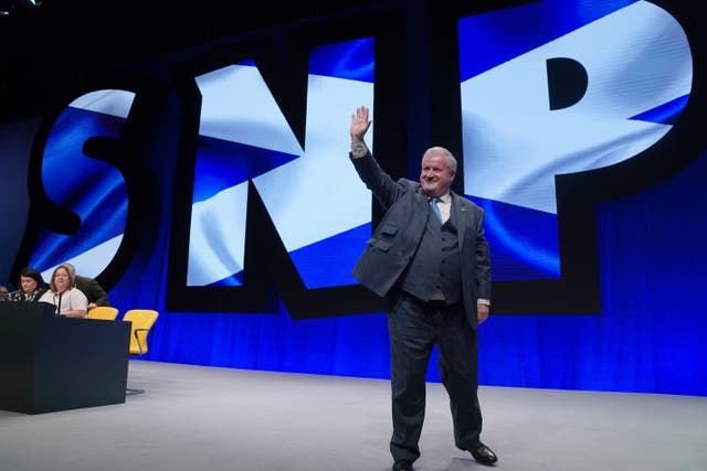 Ian Blackford spoke to the conference in Aberdeen on Saturday (Andrew Millingan/PA)