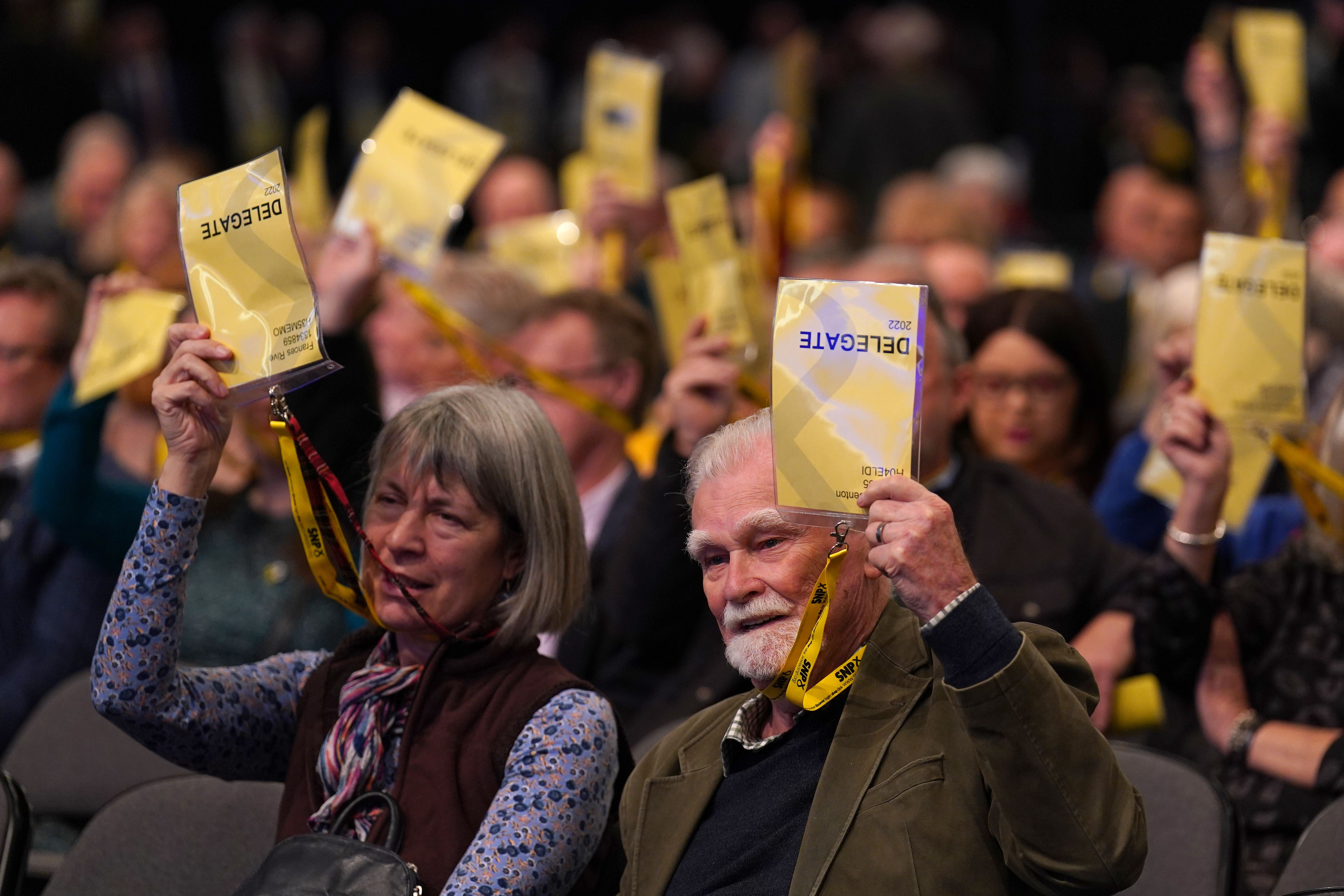 Members voted overwhelmingly to back the motion (Andrew Milligan/PA)