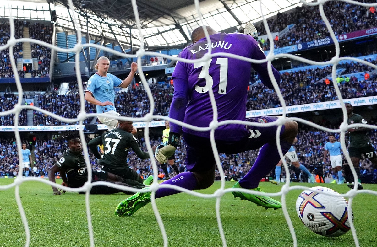 Phil Foden and Erling Haaland continue scoring form as Man City sweep aside Southampton to go top