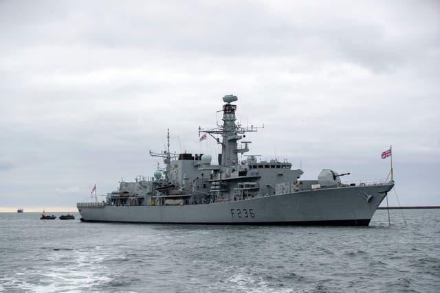 HMS Montrose (Steve Parsons/PA)