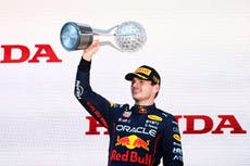 F1 LIVE: Max Verstappen wins World Championship after Charles Leclerc receives penalty at Japanese GP