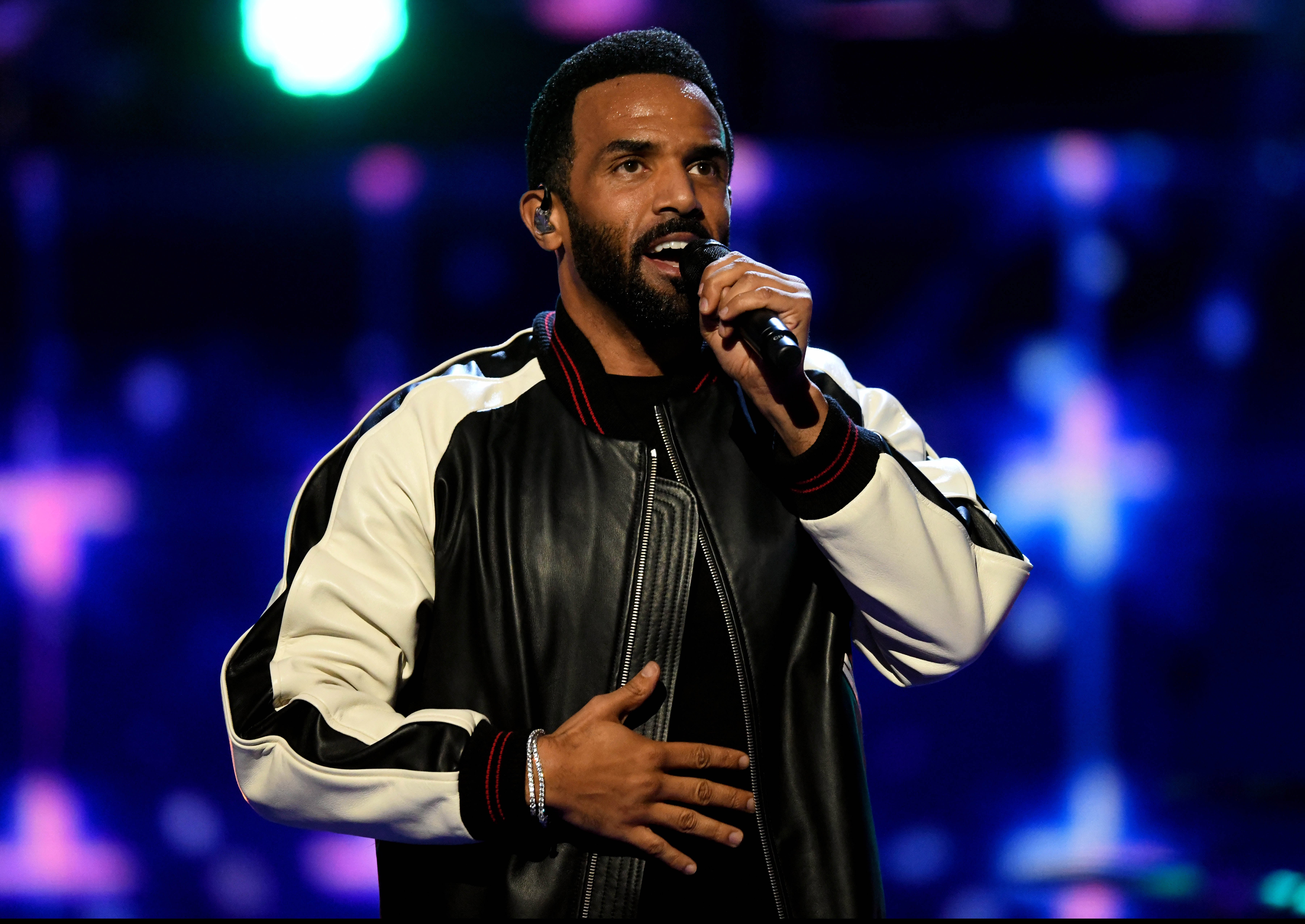 Craig David performs at a star-studded concert to celebrate the Queen's 92nd birthday at the Royal Albert Hall on April 21, 2018