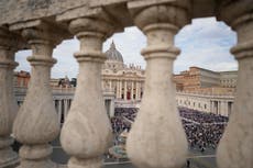 Pope slams treatment of migrants as 2 Italians become saints