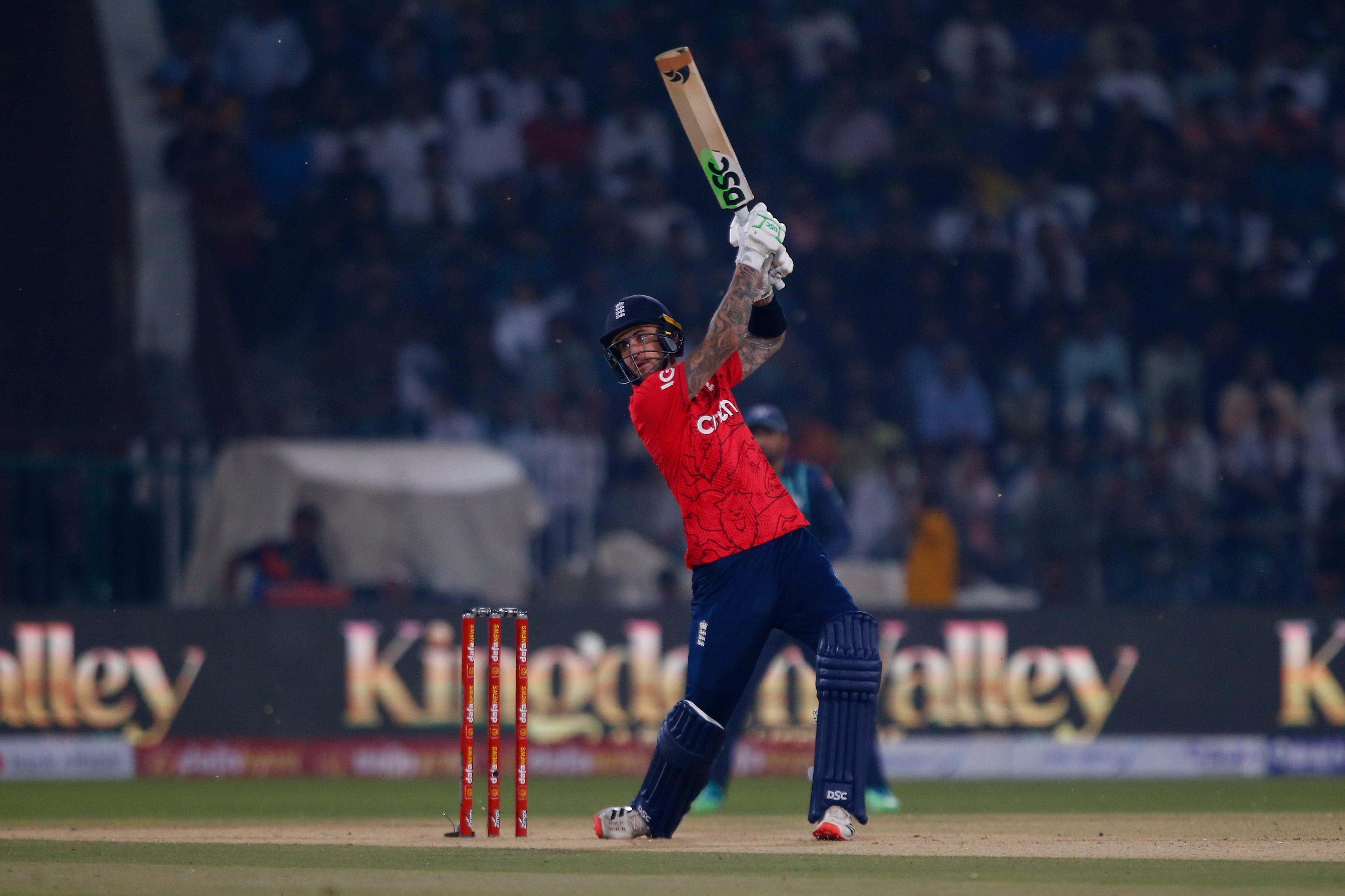 Alex Hales, pictured, looks set to partner Jos Buttler at the T20 World Cup (K.M. Chaudary/AP)