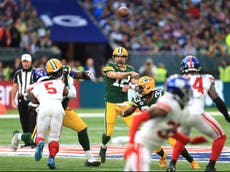 Aaron Rodgers fails to lift Green Bay Packers on London debut to forget