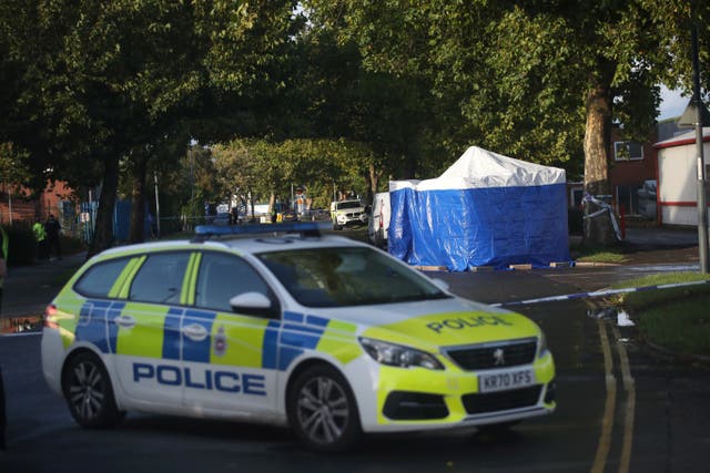 The fatal shooting took place Ascot Drive police station in Derby (Simon Marper/PA)