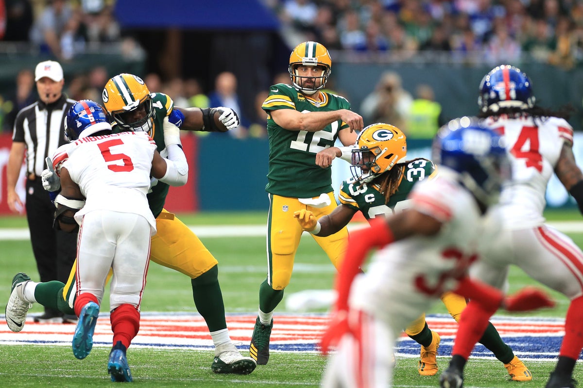 Aaron Rodgers hopes to see ‘Packer World’ back in London despite defeat