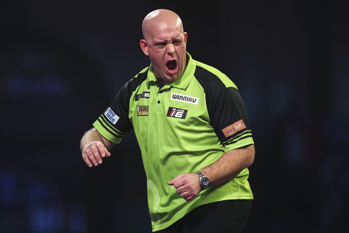 Step up and stop me or I’ll win every tournament – Michael van Gerwen