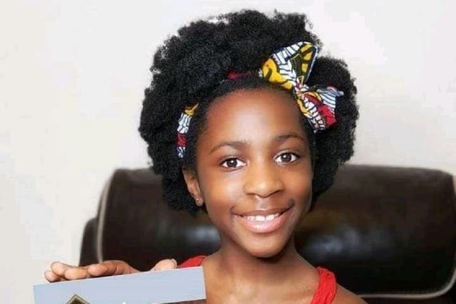 Tiana Akoh-Arrey published her first book at the age of seven (Dorothy Akoh-Arrey/PA)