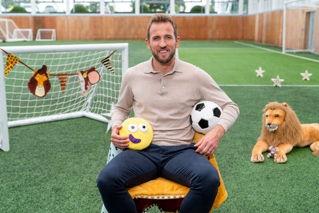 England captain Harry Kane will read a Bedtime Story on Cbeebies on Monday night (BBC handout/PA)