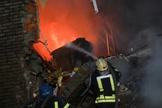 Russia fired 75 missiles in dawn raid on Ukrainian cities, say officials