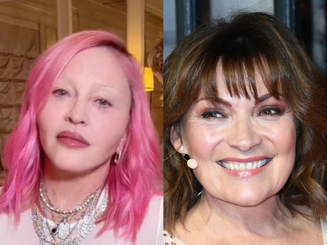 madonna y lorraine kelly