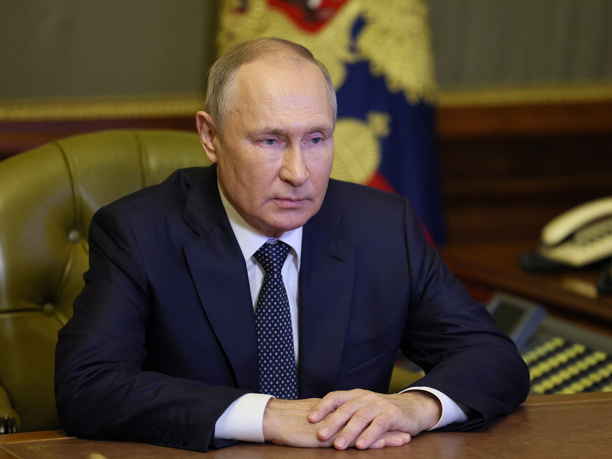Putin addresses Russian Security Council after strikes