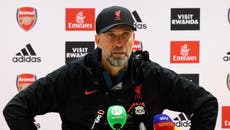 Jurgen Klopp says Liverpool's title hopes are over after defeat at Arsenal