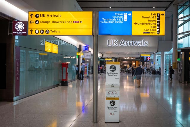 A man and woman have been jailed for trying to smuggle £1.75 million of cocaine into the UK in holdalls via Heathrow Airport (Andy Soloman/Alamy/PA)