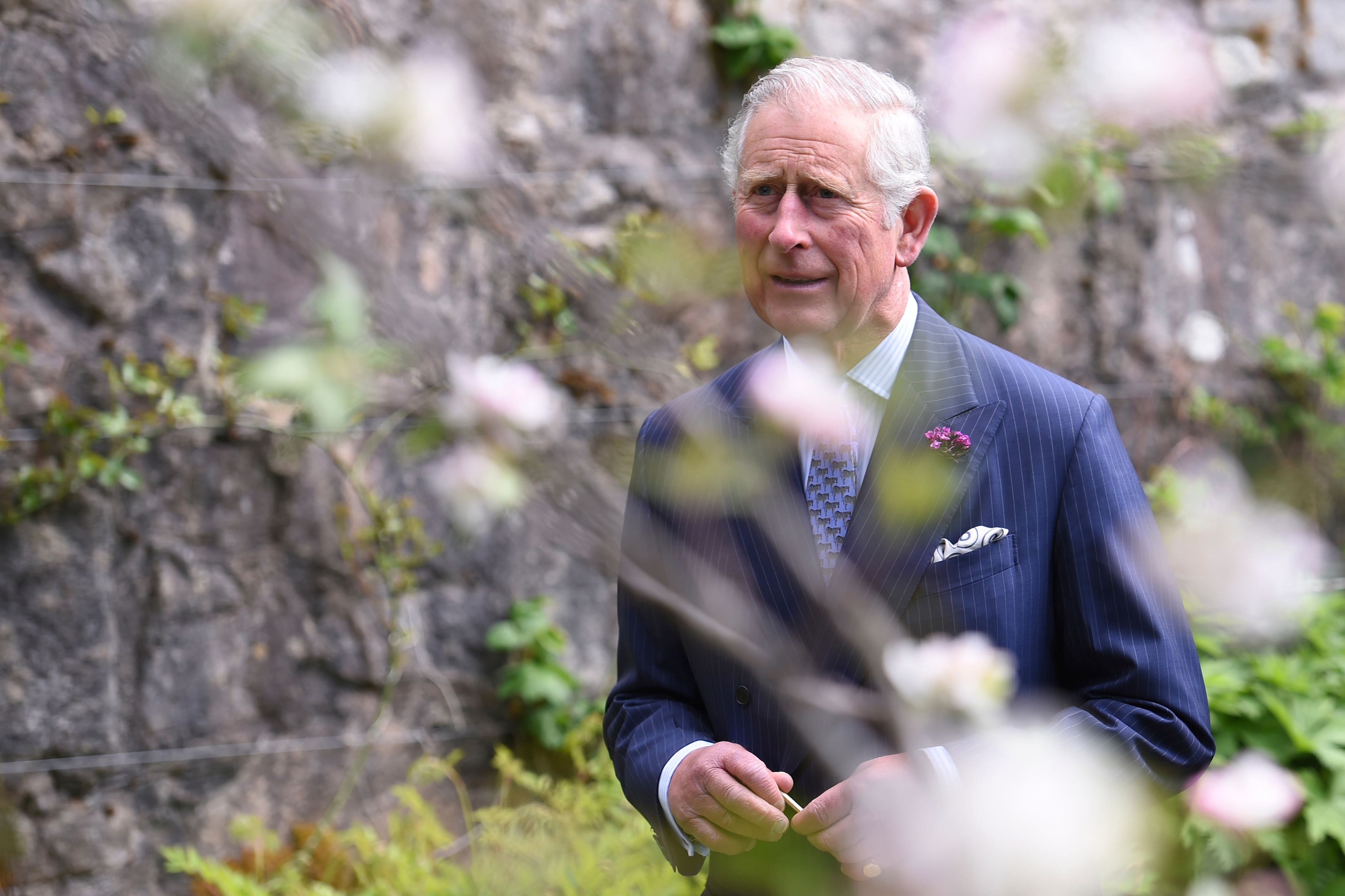The then-Prince of Wales at Glenveagh National Park, Co Donegal, in 2016 (Clodagh Kilcoyne/PA)