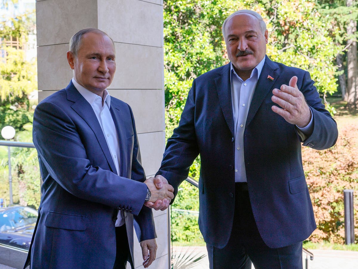 Belarus sending troops to Ukraine border over strike threat, says Lukashenko