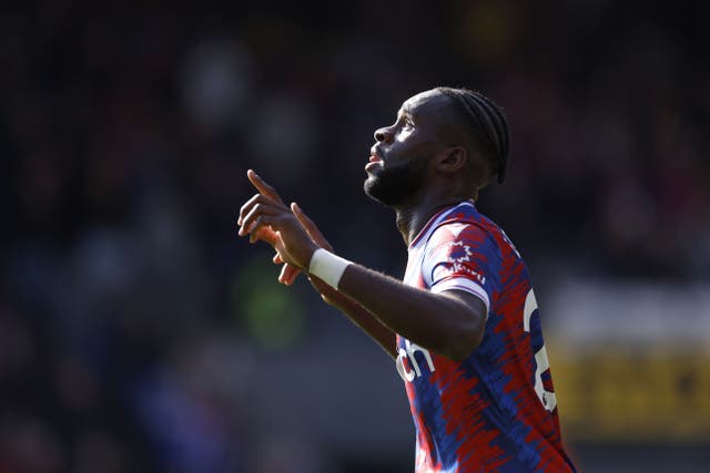 Crystal Palace’s Odsonne Edouard is making a difference for Palace both on and off the pitch (Steven Paston/PA)
