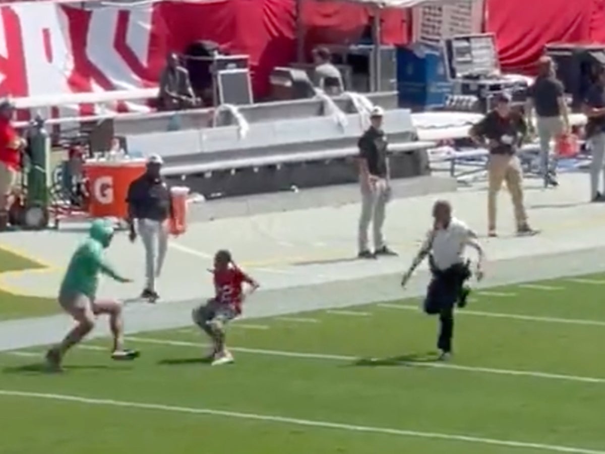 Backlash as 10-year-old violently tackled to ground after running on field at Buccaneers game