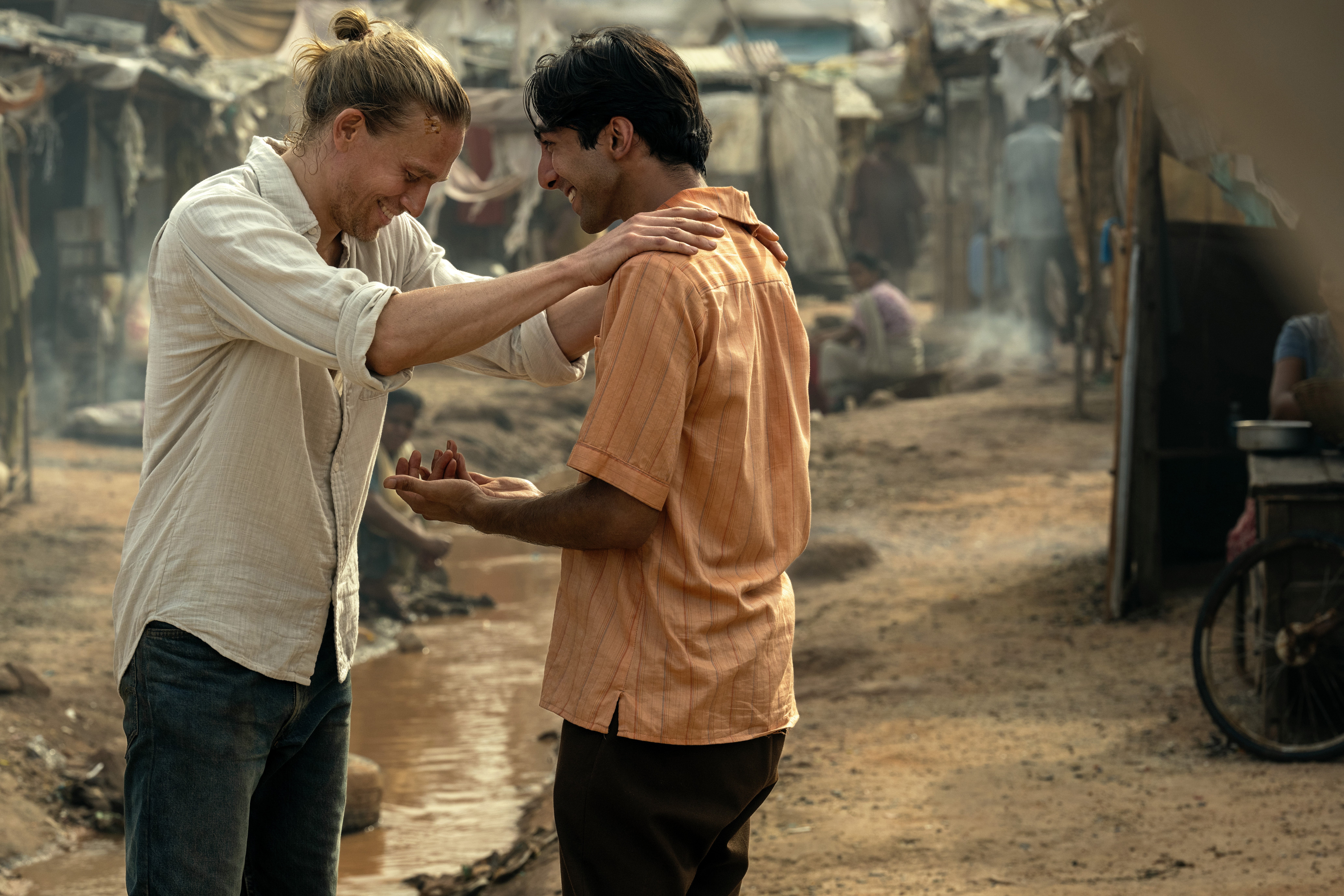 Charlie Hunnam and Shubham Saraf in ‘Shantaram'