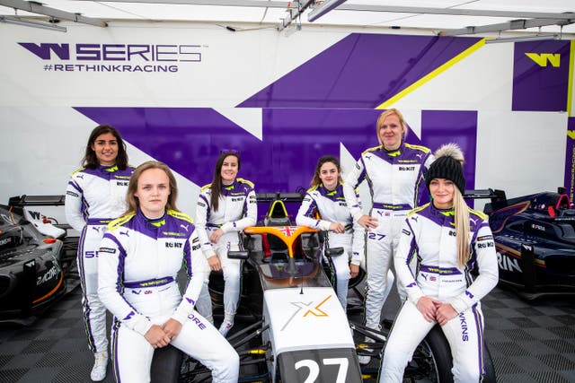 W Series, which boasts six British drivers including triple-champion Chadwick (back left) will be halting its season pematurely (Photo: W Series)
