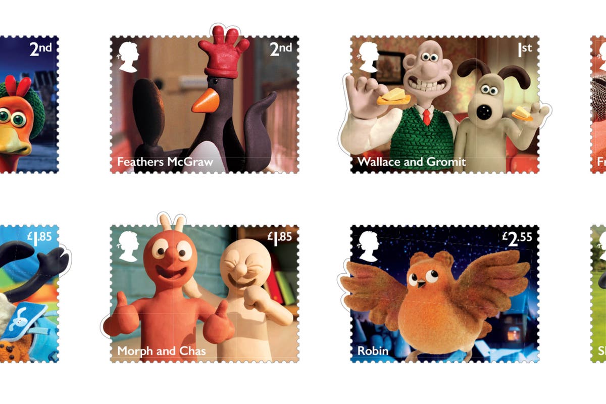 Wallace and Gromit and Morph among familiar faces on new Royal Mail stamps