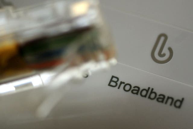 Its Essential Broadband package, which is aimed at those people receiving Universal Credit, will drop to £12.50 a month (PA)