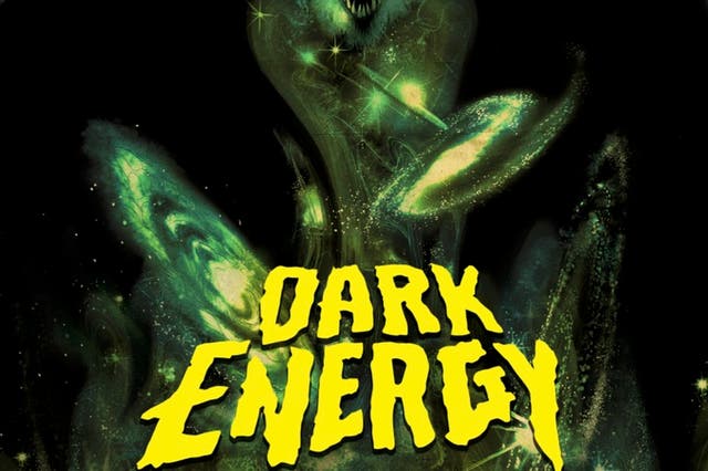 <p>A Nasa poster created for Halloween celebrating dark energy in the style of a vintage horror film</p>