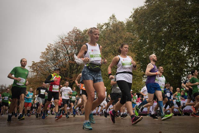 16,000 people took part in the Royal Parks Half this year (Stefan Rousseau/PA)