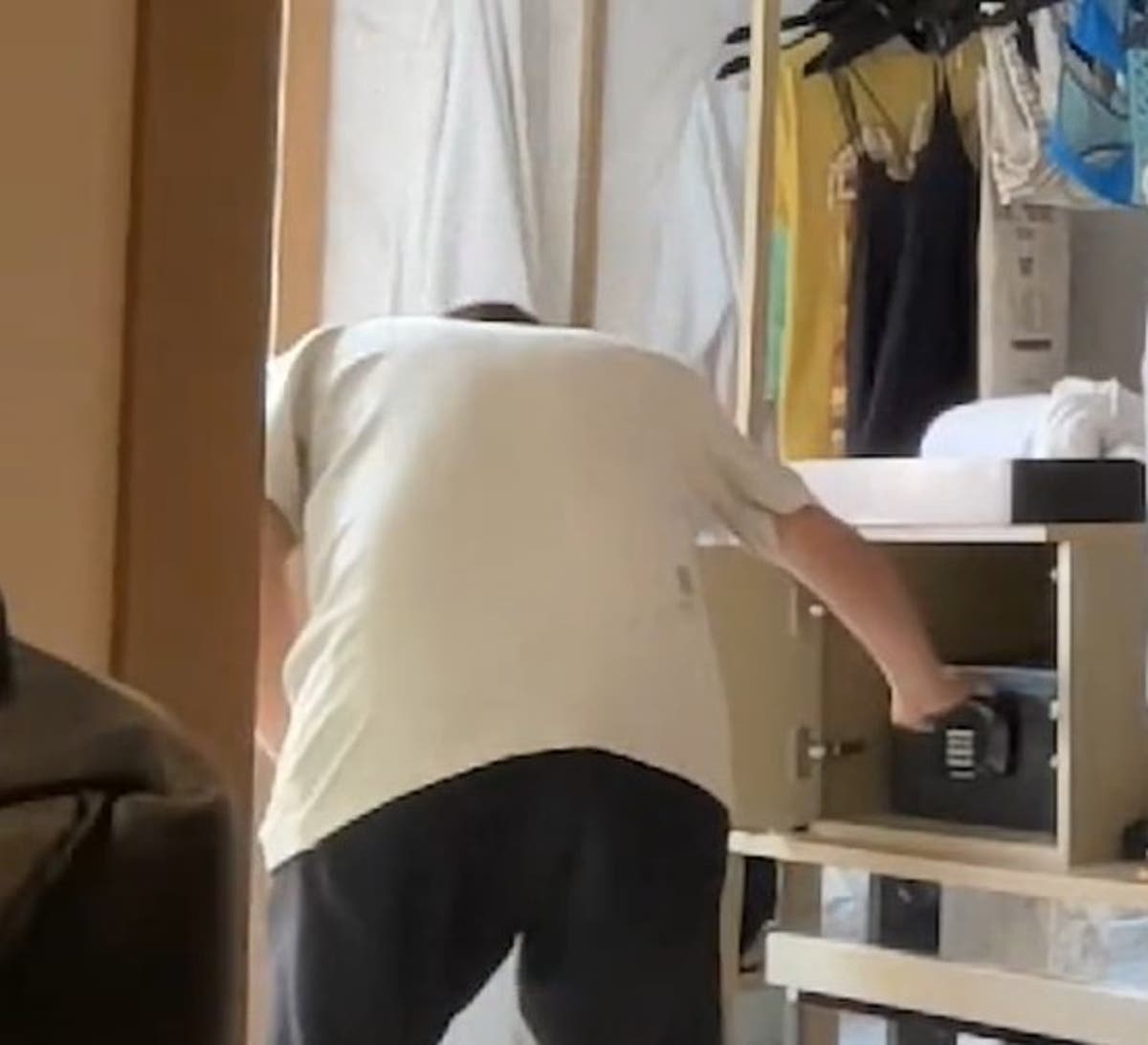 Holidaymaker secretly films hotel employee rifling through belongings