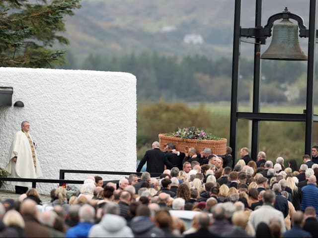 <p>Jessica Gallagher’s funeral was the first to be held out of the 10 victims</p>