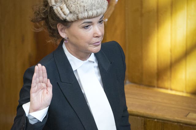 Lord Advocate Dorothy Bain began giving evidence on Tuesday (Jane Barlow/PA)