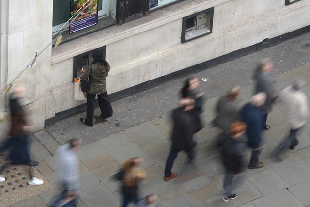 Alternatives to bank branches should be delivered quickly and as a priority, according to the City regulator, which has published new guidance for those considering closing branches or ATMs (Anthony Devlin/PA)