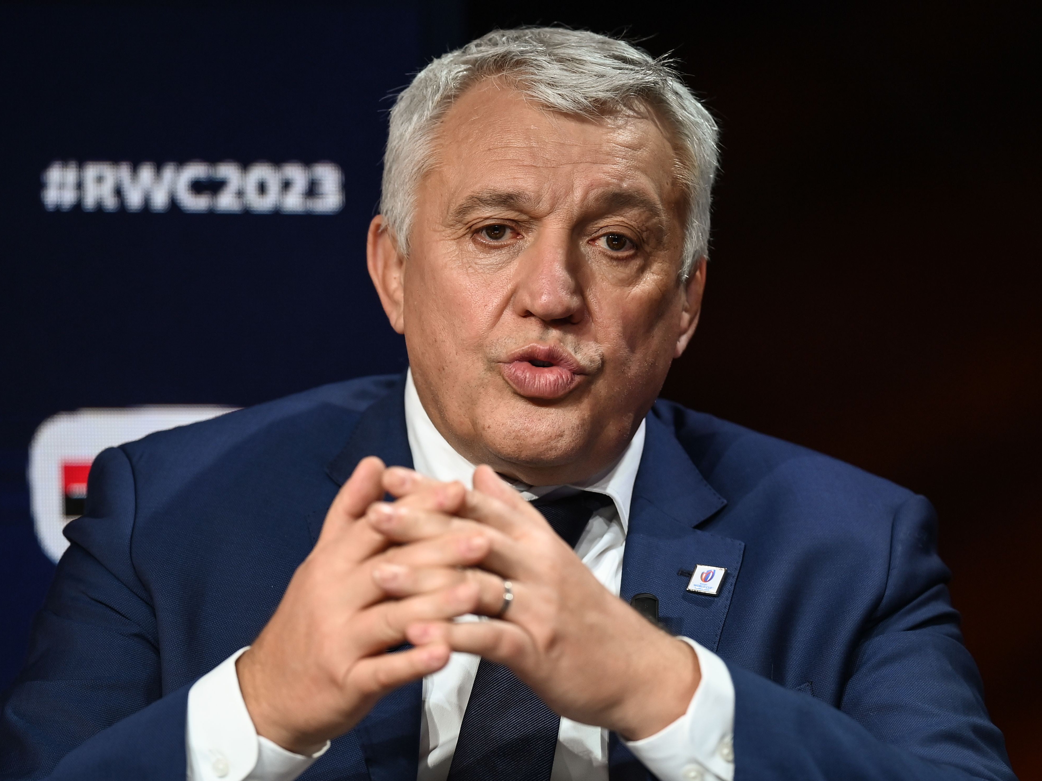 Claude Atcher has been axed from his role as chief executive of the 2023 Rugby World Cup