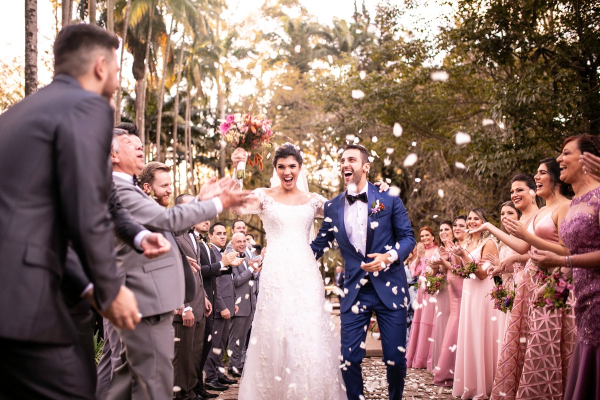 Father-in-law’s girlfriend prompts anger after walking down aisle in front of groom